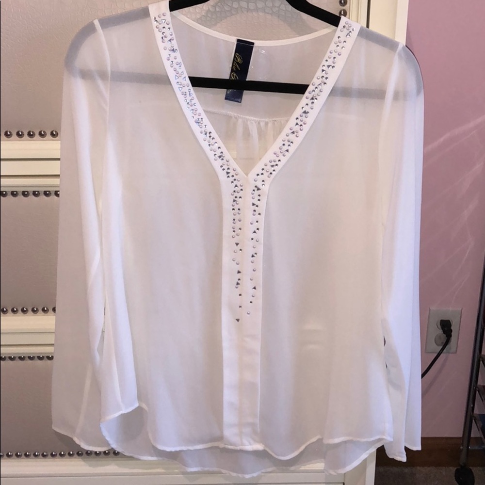 Blue rain blouse